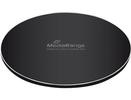 Cargador inalámbrico para smartphones compatible carga Qi negro